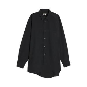 Рубашка на пуговицах Comme des Garçons Homme Plus Polyester Spun Broad Thick Shirt 'Черный'