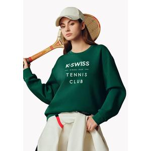 ЖЕНСКАЯ ТОЛСТОВКА K-SWISS TENNIS CLUB С ЛОГОТИПОМ