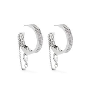Серьги Pavé Safety Chain