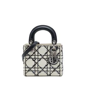 Сумка-сэтчел Cannage Sequin Lady Dior размера мини (2014 год)