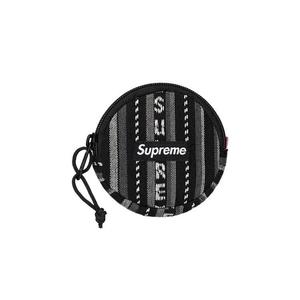 Монетницы Supreme Woven Stripe Coin Pouch «Черный»