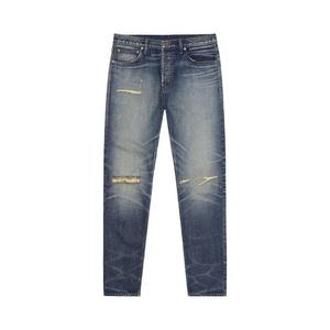 Джинсы Fear of God Essentials Denim Pant 'Light Indigo Distress Wash'