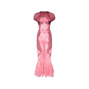 Платье миди Lace с геометричным узором