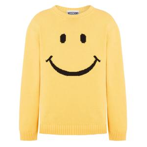 Свитер с вышитым логотипом из коллаборации с Smiley