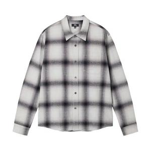 Рубашки на пуговицах Stussy Hellshire Plaid Shirt 'Grey'