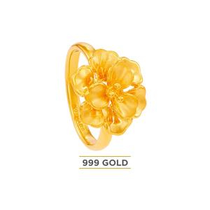 HABIB 999/24K Желтое золото Кольцо (Цветок) 9GR00211024