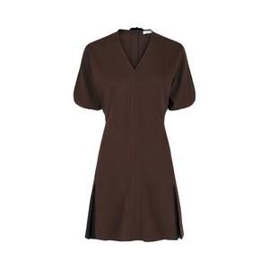 Короткие платья Ferragamo расклешенное мини-платье 'Dark Brown'