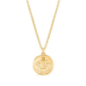 Колье Lucky Sixpence с медальоном
