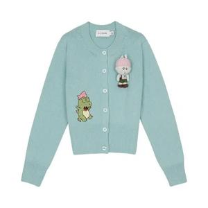 Кардиганы Brain Dead x Coach Plush Character Cardigan 'Светло-зеленый'