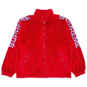Флисовые куртки Supreme Shoulder Logo Fleece Jacket 'Красный'