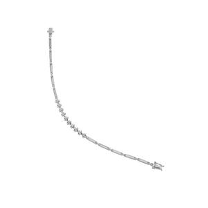 TOMEI Браслет с бриллиантами, белое золото 585/14K