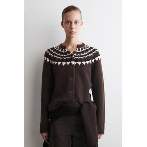 FAIR ISLE ШЕРСТЯНОЙ-КАШЕМИРОВЫЙ КАРДИГАН