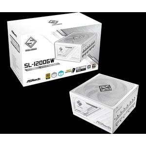 ASRock Steel Legend SL-1200GW 1200 Вт 80Plus Gold, полностью модульный блок питания — белый