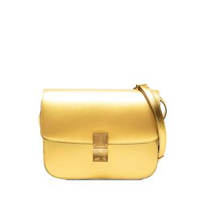 Сумка через плечо Medium Metallic Calfskin Classic Box (2013 год)