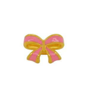 [Браслет в подарок] LITZ 999 (24K) Золотой подвеска-лента розовая EPC0712PINK (1.10 г)