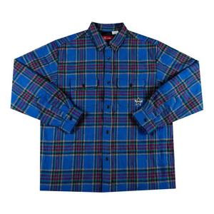 Фланелевая рубашка Supreme Quilted Plaid Flannel Shirt 'Пыльный королевский синий'