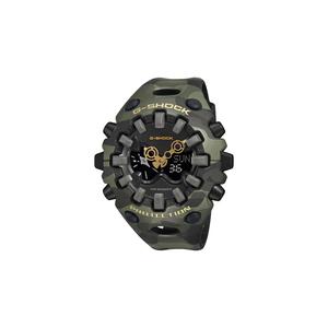 GA-V01CMG-3A Мужские аналогово-цифровые часы Зеленый камуфляж Резиновый ремешок