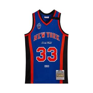 Джерси Kith And Mitchell & Ness For The New York Knicks Patrick Ewing 'Knicks Blue/Knicks Orange'