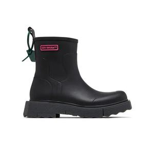 Ботинки Off-White Rain Boot 'Black Fuchsia'