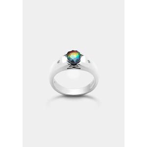 Перстень с аммолитом Diem Prime Signet