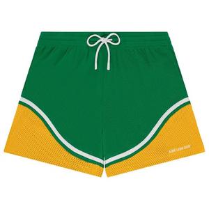 Шорты Aimé Leon Dore Colorblock Court Short 'Green/Yellow'
