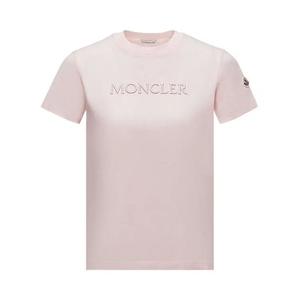 Футболки с коротким рукавом Moncler Short-Sleeve T-Shirt «Светло-розовый»