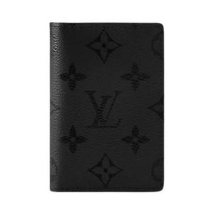 Кошельки Louis Vuitton Pocket Organizer 'Черный Monogram Midnight Canvas'