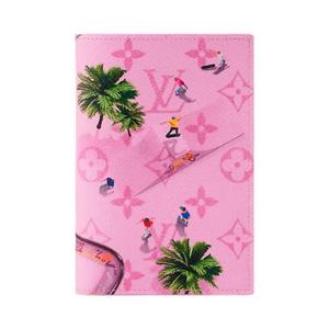 Дорожные аксессуары Louis Vuitton Passport Cover 'Skateboard Pink Monogram Canvas'