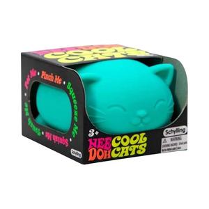 Игрушки и наборы для игр NeeDoh Cool Cat Squishy Fidget Toy 'Teal'