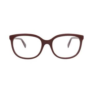 Очки Gucci Оправы для очков из ацетата квадратной формы «Бордовый/Прозрачный»