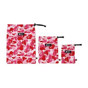 Сумки BAPE ABC Pouch 3 Piece Set 'Pink'
