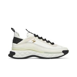 Кроссовки Chanel Wmns Velvet Calfskin & Mixed Fibers Sneaker 'Ivory'