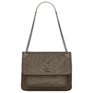 Сумки через плечо Saint Laurent Medium Niki Monogram Chain Bag 'Светлый мускус'