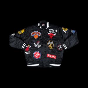 Трековые куртки Supreme x Nike x NBA Teams Warm Up Jacket 'Black'