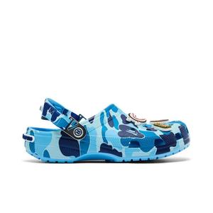 Клоги BAPE x Crocs Classic Clog 'ABC Камуфляж - Синий'