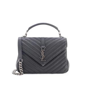 Стеганая сумка через плечо Classic Monogram College Chevron
