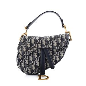 Плечевая сумка Saddle Handbag Oblique Canvas Mini