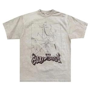 Топы Cactus Jack by Travis Scott x Ralph Seadman Sketch Tee 'Серый'