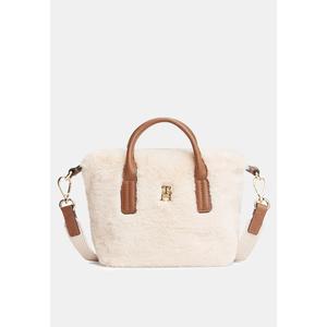 Мини-сумка-тоут из искусственного меха Popette - Tommy Mainline
