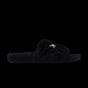 Сандалии Balenciaga Wmns Furry Slide 'Black White'