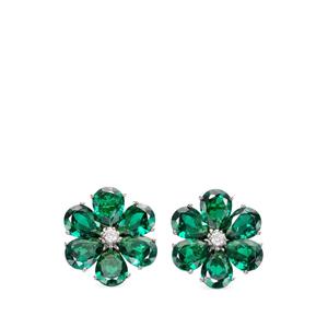 Серьги Marguerite Daisy с изумрудами
