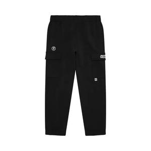 AAPE Now Moonface Cargo Sweat Pants 'Черный'