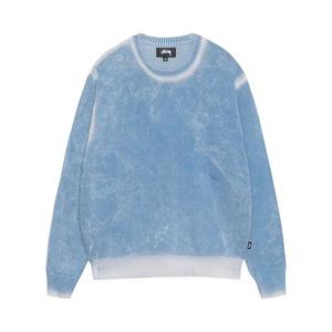 Свитера Stussy Faded Knit Crew 'Синий'