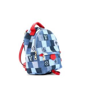Джинсовый мини-рюкзак Palm Springs Damier and Monogram Patchwork