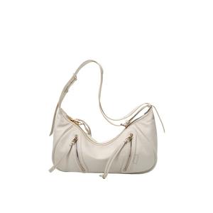 Ursula V11 2-Way Drape Hobo / Crossbody Bag - Кремово-бежевый
