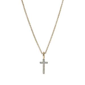 Колье JH Essential Cross из желтого золота
