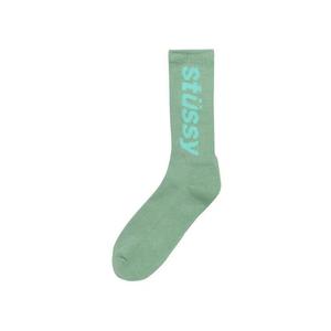 Носки и колготки Stussy Helvetica Crew Socks 'Pistachio/Aqua'