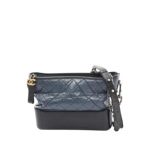 Сумка через плечо Bicolor Aged Calfskin Gabrielle среднего размера (2019 год)