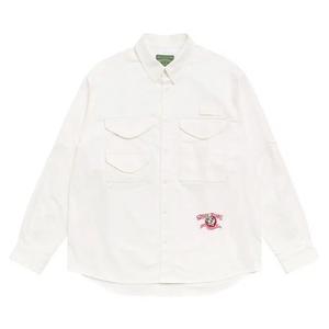 Топы Stussy Denim Tears Fishing Button Up 'White'