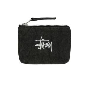Кошельки Stussy Canvas Coin Pouch 'Washed Black'